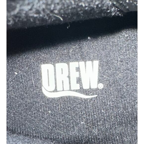 Drew Kool Boots Women's Ankle Bootie Black Leather Size 11.5 Double Side Zippers - Picture 7 of 8